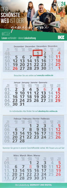 IKZ 4-Monats-Kalender 2024
