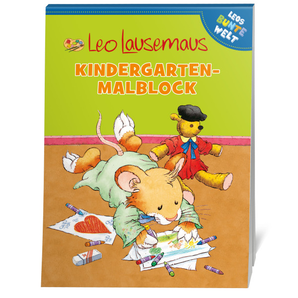 Leo Lausemaus Kindergarten-Malblock